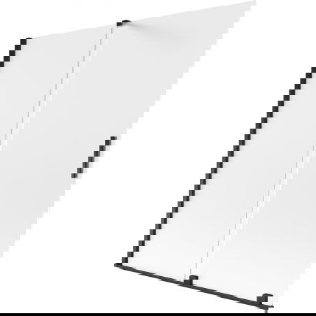 Mexen Velar kétszárnyú, 150 x 150 cm-es zuhanyfal, matt, fekete - 896-150-000-31-70