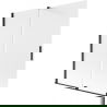 Mexen Velar kétszárnyú, toló zuhanyfal 150 x 150 cm, jégvirág, fekete - 896-150-000-31-70