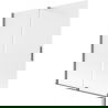 Mexen Velar paravan de baie cu 2 uși glisante 150 x 150 cm, înghețat, gun metal - 896-150-000-31-95