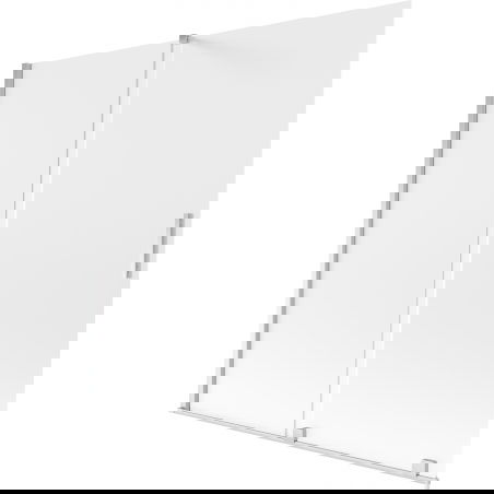 Mexen Velar paravan cadă cu 2 uși glisante 160 x 150 cm, înghețat, crom - 896-160-000-31-01