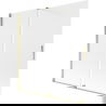 Mexen Velar paravan cadă 2 canaturi glisant 160 x 150 cm, înghețat, auriu - 896-160-000-31-50