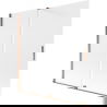 Paravan cadă Mexen Velar glisant cu 2 panouri 160 x 150 cm, înghețat, auriu roz - 896-160-000-31-60
