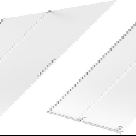 Paravan cadă Mexen Velar cu 2 uși glisante 170 x 150 cm, satinat, crom - 896-170-000-31-01
