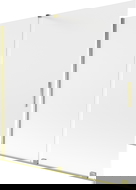 Mexen Velar paravan de baie 2 uși glisante 170 x 150 cm, înghețat, auriu - 896-170-000-31-50