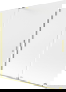 Mexen Velar 2-szárnyas toló zuhanyfal 170 x 150 cm, matt, arany kefe - 896-170-000-31-55