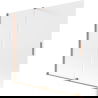 Mexen Velar paravan de cadă cu 2 uși culisante 170 x 150 cm, brumă, cupru periat - 896-170-000-31-65