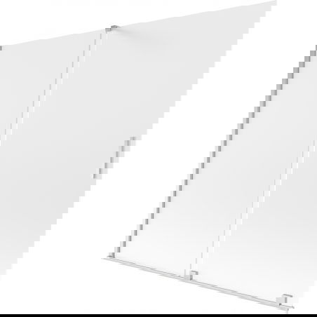 Mexen Velar paravan de cadă cu 2 uși glisante 180 x 150 cm, cu efect de gheață, crom - 896-180-000-31-01