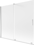 Mexen Velar paravan cadă de baie glisant cu 2 aripi 180 x 150 cm, înghețat, crom - 896-180-000-31-01