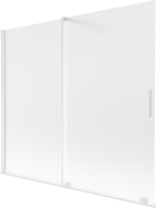 Mexen Velar paravan pentru cadă 2 canaturi glisante 180 x 150 cm, mat, alb - 896-180-000-31-20