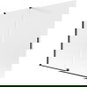 Mexen Velar 2-szárnyú eltolható kádparaván 180 x 150 cm, deres, fekete - 896-180-000-31-70