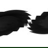 Mexen Prato cadă de sine stătătoare din conglomerat 170 x 100 cm, negru mat - 57251701070