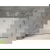 Mexen Omega cabină de duș glisantă 110 x 90 cm, transparentă, crom + cadă de duș Flat - 825-110-090-01-00-4010