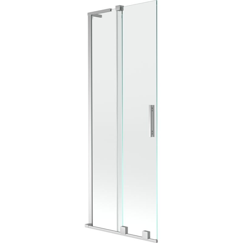 Mexen Velar L paravan cadă 2 canaturi culisante 70 x 150 cm, transparent, crom - 896-070-003-01-01