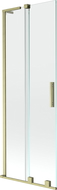 Mexen Velar L paravan de cadă cu 2 uși glisante 70 x 150 cm, transparent, auriu periat - 896-070-003-01-55