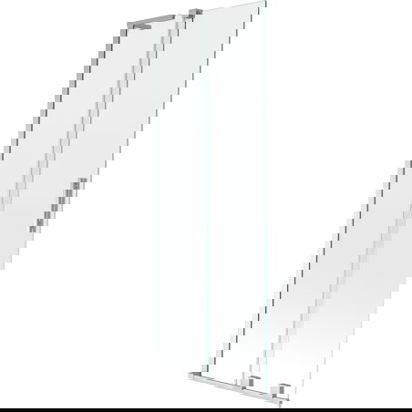 Mexen Velar L fürdőkád paraván 2-szárnyú tolóajtós 75 x 150 cm, átlátszó, króm - 896-075-003-01-01