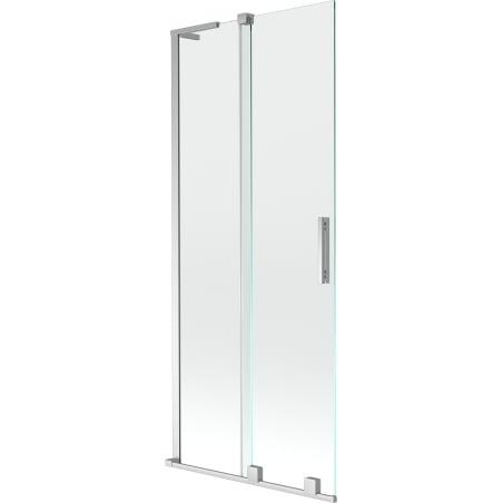 Mexen Velar L 2-részes tolóajtós kádparaván 80 x 150 cm, átlátszó, króm - 896-080-003-01-01