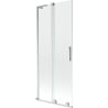 Mexen Velar L paravan de cadă cu 2 uși culisante 80 x 150 cm, transparent, crom - 896-080-003-01-01