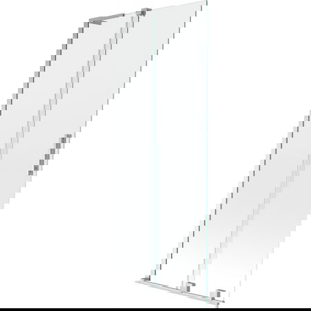 Mexen Velar L paravan de cadă cu 2 panouri culisante 85 x 150 cm, transparent, crom - 896-085-003-01-01