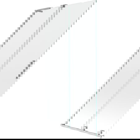 Mexen Velar L ecran de cadă 2 panouri glisante 90 x 150 cm, transparent, crom - 896-090-003-01-01