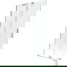 Mexen Velar L ecran de cadă 2 panouri glisante 90 x 150 cm, transparent, crom - 896-090-003-01-01