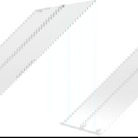 Mexen Velar L paravan cadă 2-panouri glisante 90 x 150 cm, transparent, alb - 896-090-003-01-20
