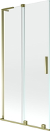 Mexen Velar L paravan de baie cu 2 uși glisante 90 x 150 cm, transparent, auriu - 896-090-003-01-50