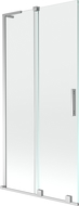 Paravan de cadă Mexen Velar L, cu 2 uși glisante, 95 x 150 cm, transparent, crom - 896-095-003-01-01