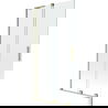 Mexen Velar L paravan de cadă cu 2 uși glisante 95 x 150 cm, transparent, auriu periat - 896-095-003-01-55