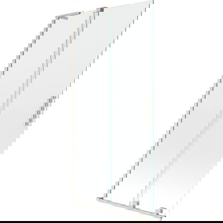 Mexen Velar L paravan de cadă cu 2 uși glisante 95 x 150 cm, transparent, nichel periat - 896-095-003-01-97