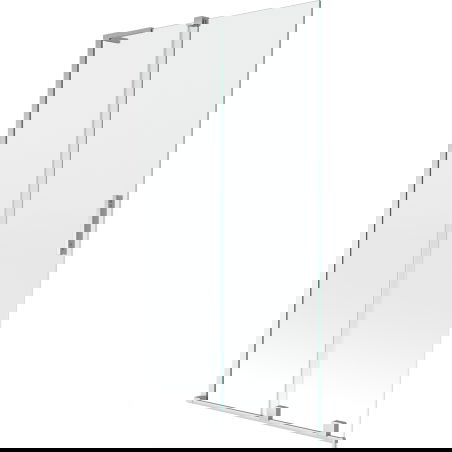 Mexen Velar L fürdőkádparaván 2-szárnyú toló 100 x 150 cm, átlátszó, króm - 896-100-003-01-01