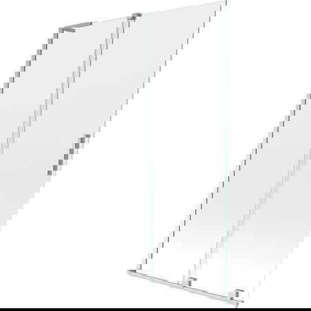 Mexen Velar L paravan de baie cu 2 canaturi glisant 110 x 150 cm, transparent, crom - 896-110-003-01-01