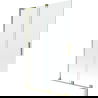 Mexen Velar L paravan cadă extensibil cu 2 panouri, 110 x 150 cm, transparent, auriu - 896-110-003-01-50