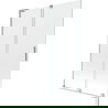 Mexen Velar L paravan de cadă cu 2 aripi glisante 120 x 150 cm, transparent, crom - 896-120-003-01-01