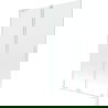 Paravan cadă Mexen Velar L, pliabil, 2 panouri glisante, 120 x 150 cm, transparent, alb - 896-120-003-01-20