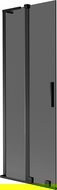 Mexen Velar L paravan cadă glisant cu 2 canate 70 x 150 cm, grafit, negru - 896-070-003-41-70