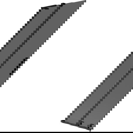 Mexen Velar L paravan cadă 2-canaturi glisante 75 x 150 cm, grafit, negru - 896-075-003-41-70