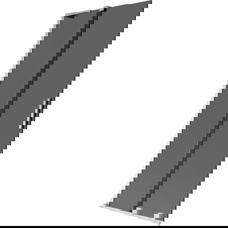 Mexen Velar L paravan de cadă cu 2 uși culisante 80 x 150 cm, grafit, crom - 896-080-003-41-01