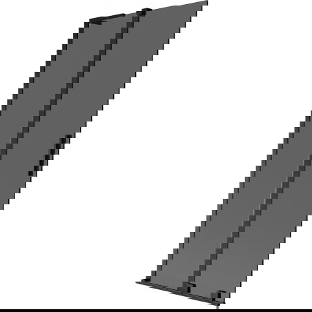 Mexen Velar L paravan cadă 2-canaturi glisante 80 x 150 cm, grafit, negru - 896-080-003-41-70