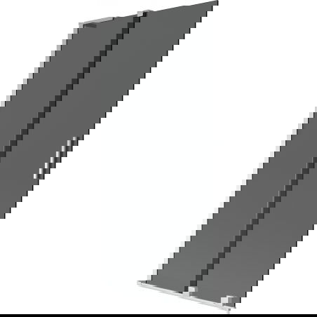 Mexen Velar L paravan de cadă 2-panouri glisante 90 x 150 cm, grafit, crom - 896-090-003-41-01