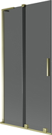 Mexen Velar L paravan de cadă 2-pliabil glisant 90 x 150 cm, grafit, auriu - 896-090-003-41-50