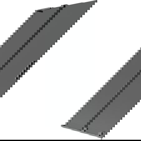 Mexen Velar L paravan cadă de baie cu 2 uși glisante 90 x 150 cm, grafit, gri pistol periat - 896-090-003-41-66