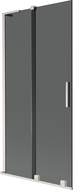 Paravan cadă Mexen Velar L cu 2 canaturi glisante 90 x 150 cm, grafit, nichel periat - 896-090-003-41-97