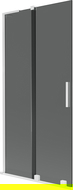 Mexen Velar L paravan cadă, 2 uși glisante, 95 x 150 cm, grafit, alb - 896-095-003-41-20