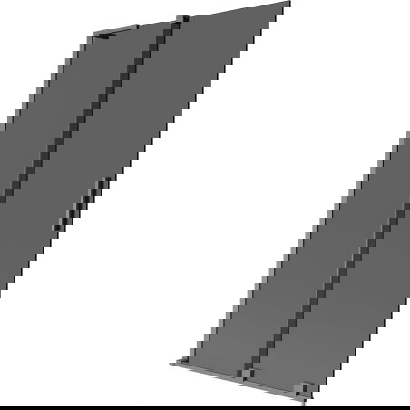 Mexen Velar L panou de cadă dublu cu două uși culisante 100 x 150 cm, grafit, gri pistole umbrit - 896-100-003-41-66