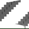 Paravan de baie Mexen Velar L, 2 panouri glisante, 100 x 150 cm, grafit, gri pistol periat - 896-100-003-41-66