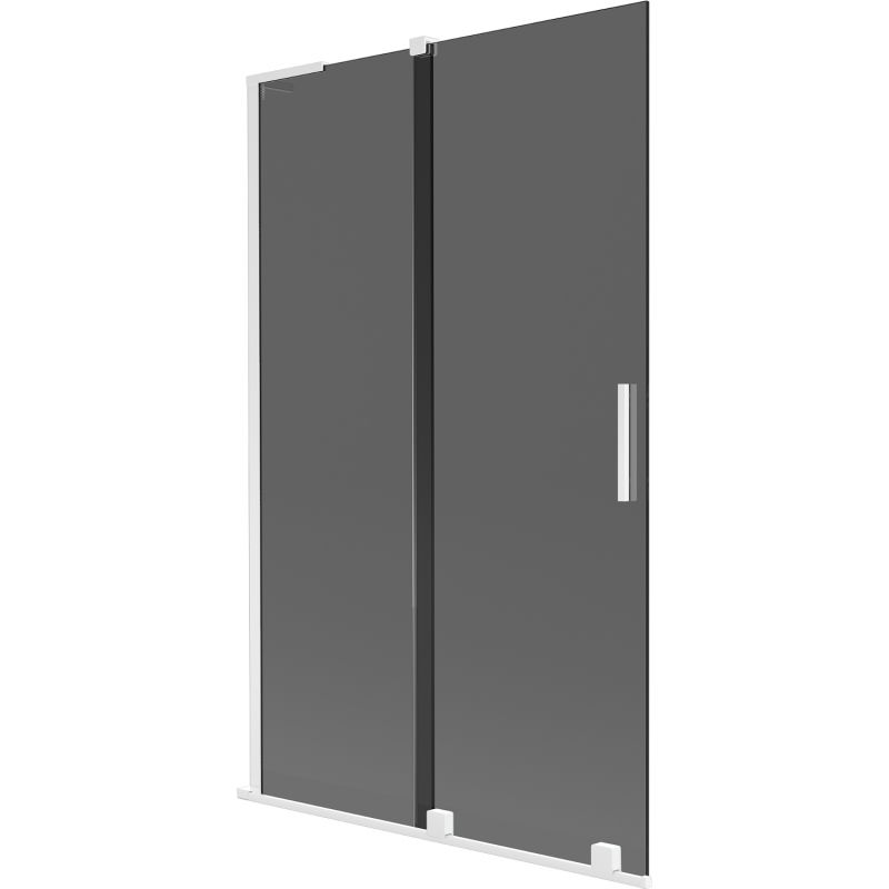 Mexen Velar L kétoldalas, 2-szárnyú, 110 x 150 cm-es, grafit, fehér - 896-110-003-41-20