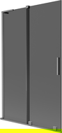 Mexen Velar L paravan de baie cu 2 uși culisante 110 x 150 cm, grafit, gun metal - 896-110-003-41-95