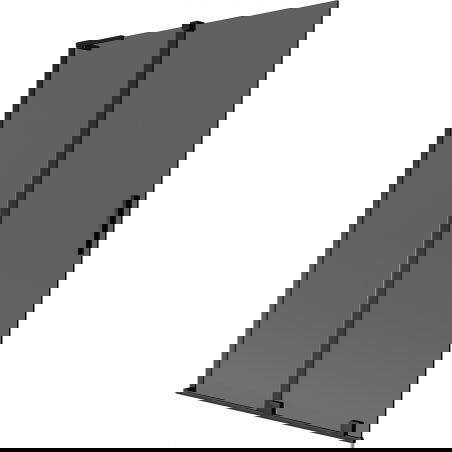 Mexen Velar L panou de cadă cu două uși glisante 120 x 150 cm, grafit, negru - 896-120-003-41-70