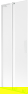 Mexen Velar L paravan cadă cu 2 uși glisante 75 x 150 cm, mat, alb - 896-075-003-31-20