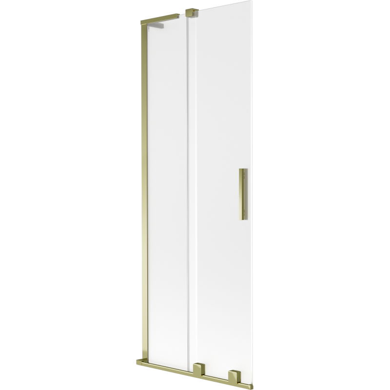 Mexen Velar L paravan baie 2-canate glisant 75 x 150 cm, mat, auriu - 896-075-003-31-50
